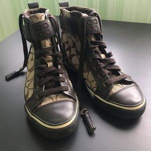 COACH HIGH TOP SNEAKERS - closet clearance!🔥